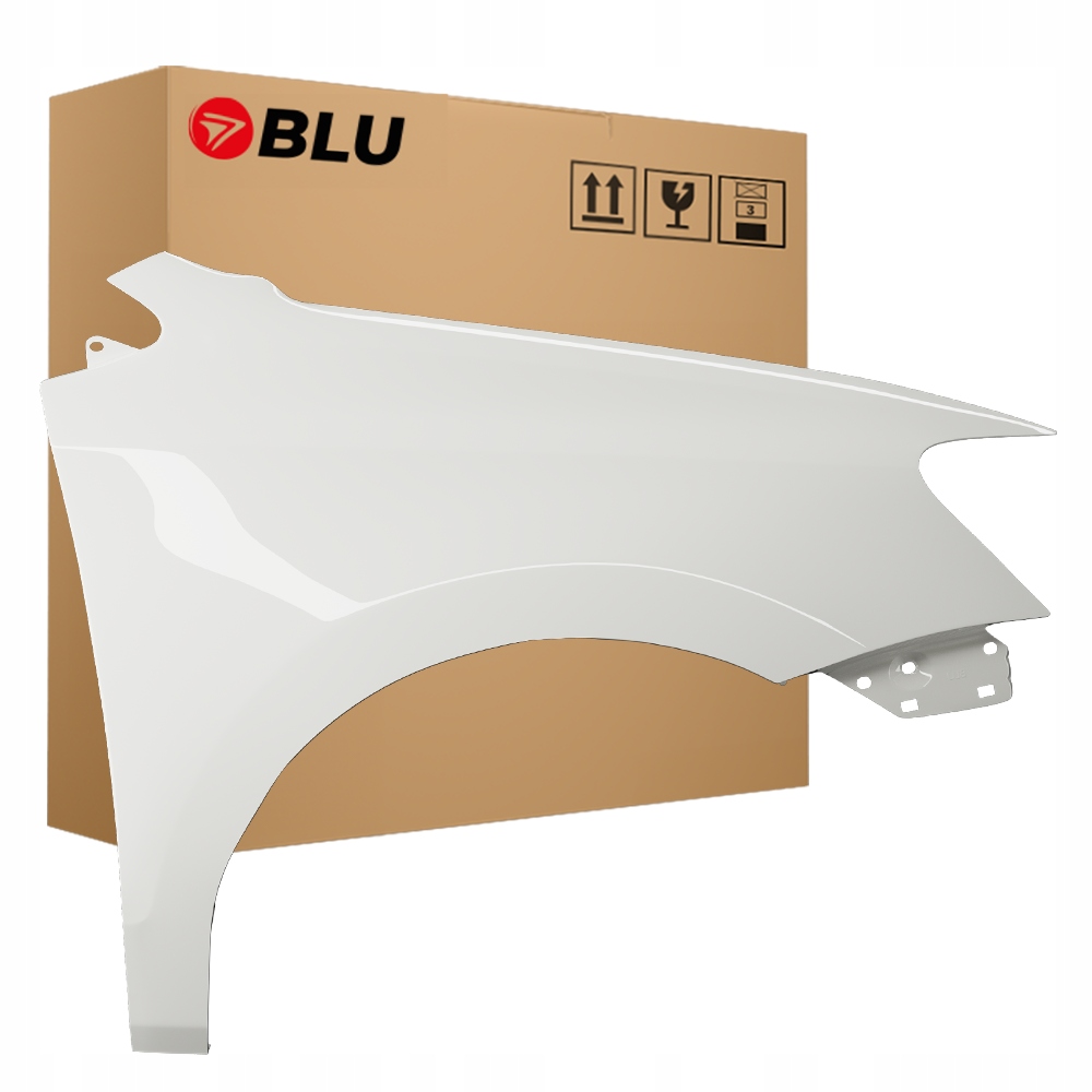 Blu Blatník Vw Polo 6R V 5 LB9A pravý bílý 09-17 přední pozink