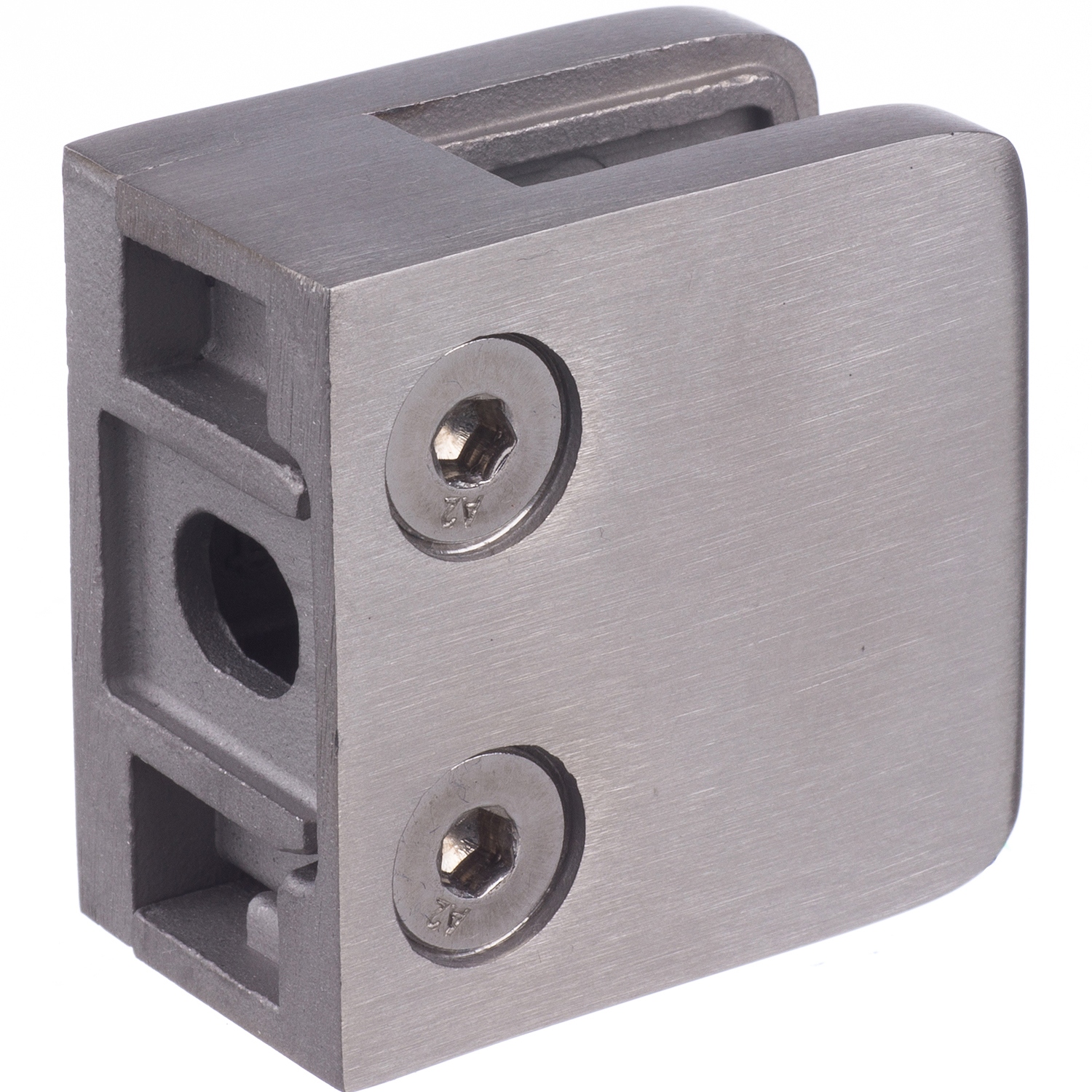 

Uchwyt szkła nierdzewny 30x30 Szkło Plexa 4mm