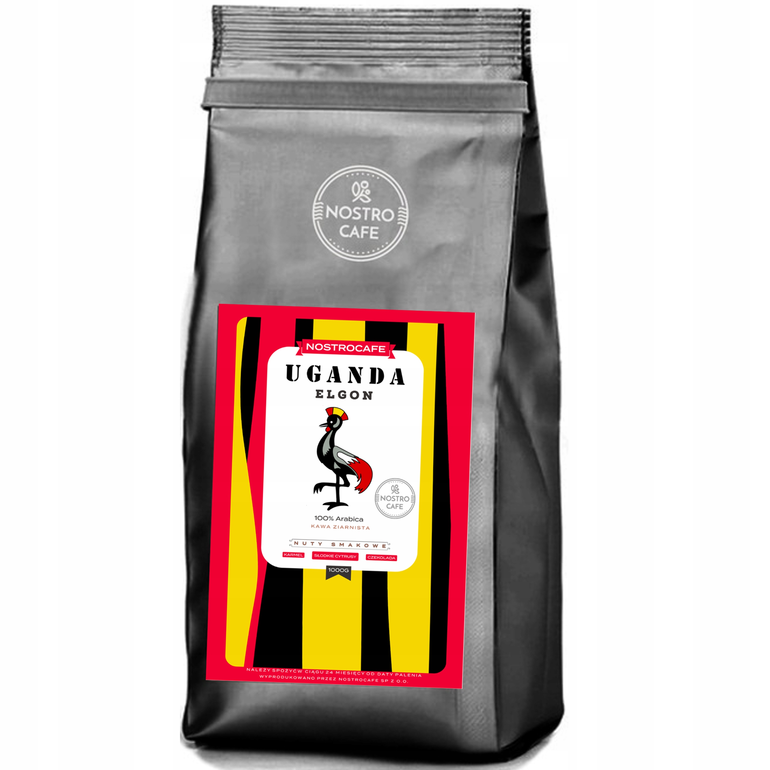 Levně Káva Zrnková 1 Kg Uganda Elgon Čerstvě pražená