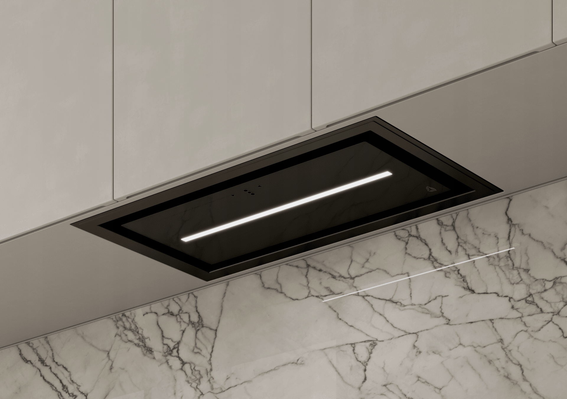 Okap szafkowy (wkład) Ciarko Uno 55 Black