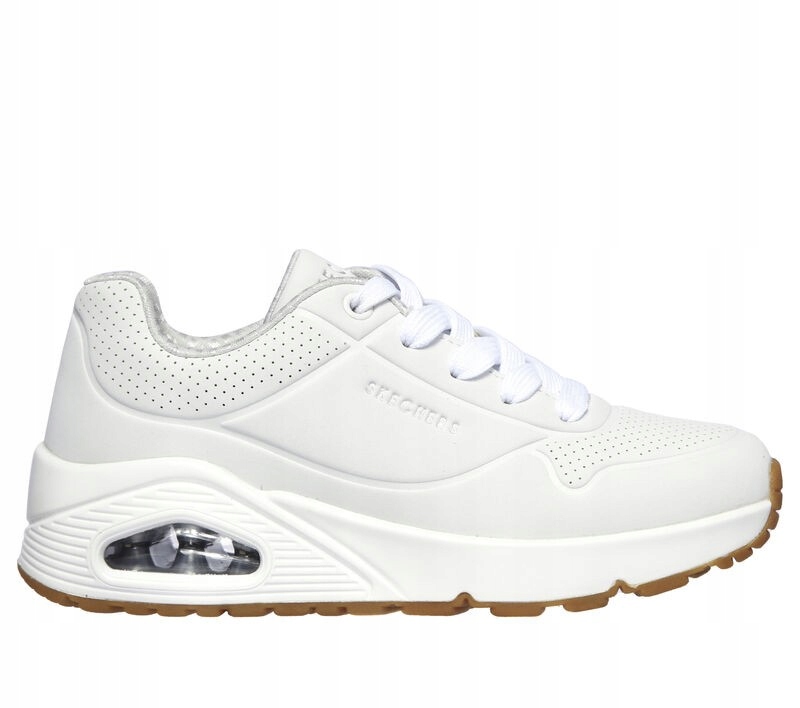 Buty damskie Skechers Uno Stand On Air białe 403674L Wht
