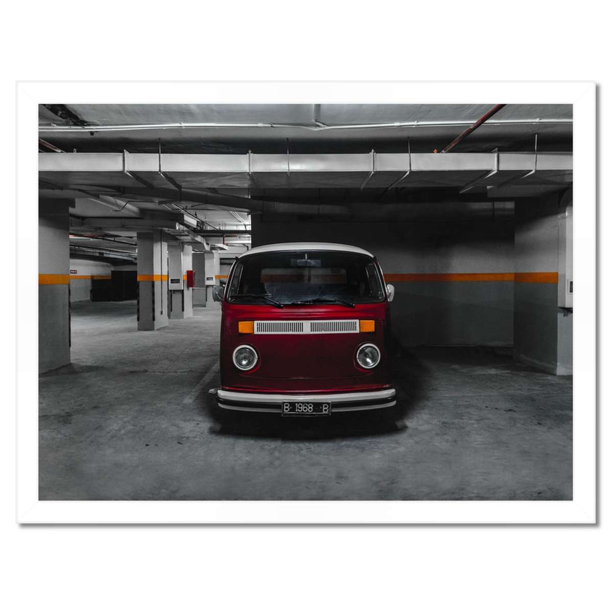 Plakáty v rámu 40x30 Vw Transporter 1968