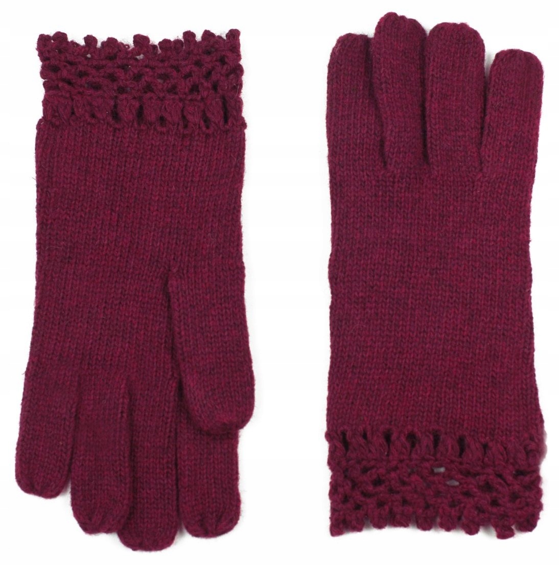 

Szaleo Rękawiczki wełna AŻUR.rk14311-4