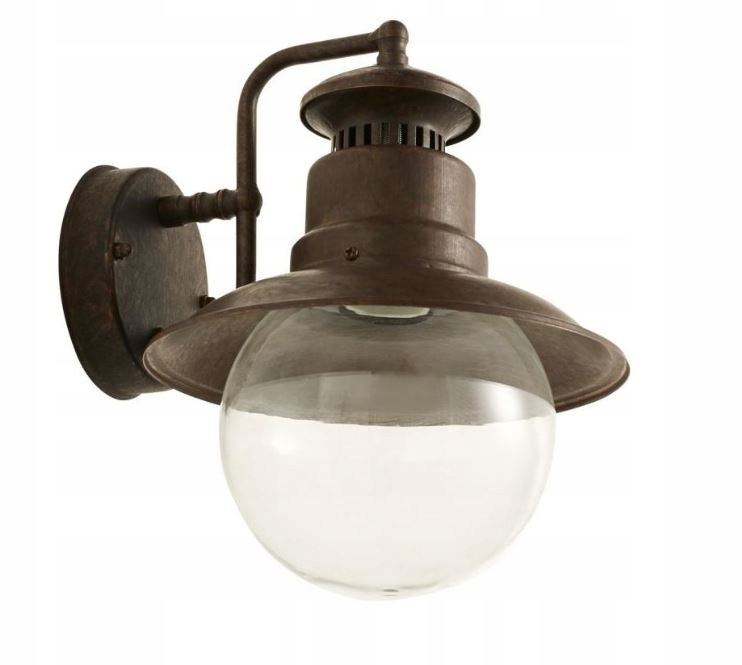 Nástenná nástenná lampa Marie Mae IP44 retro hnedá