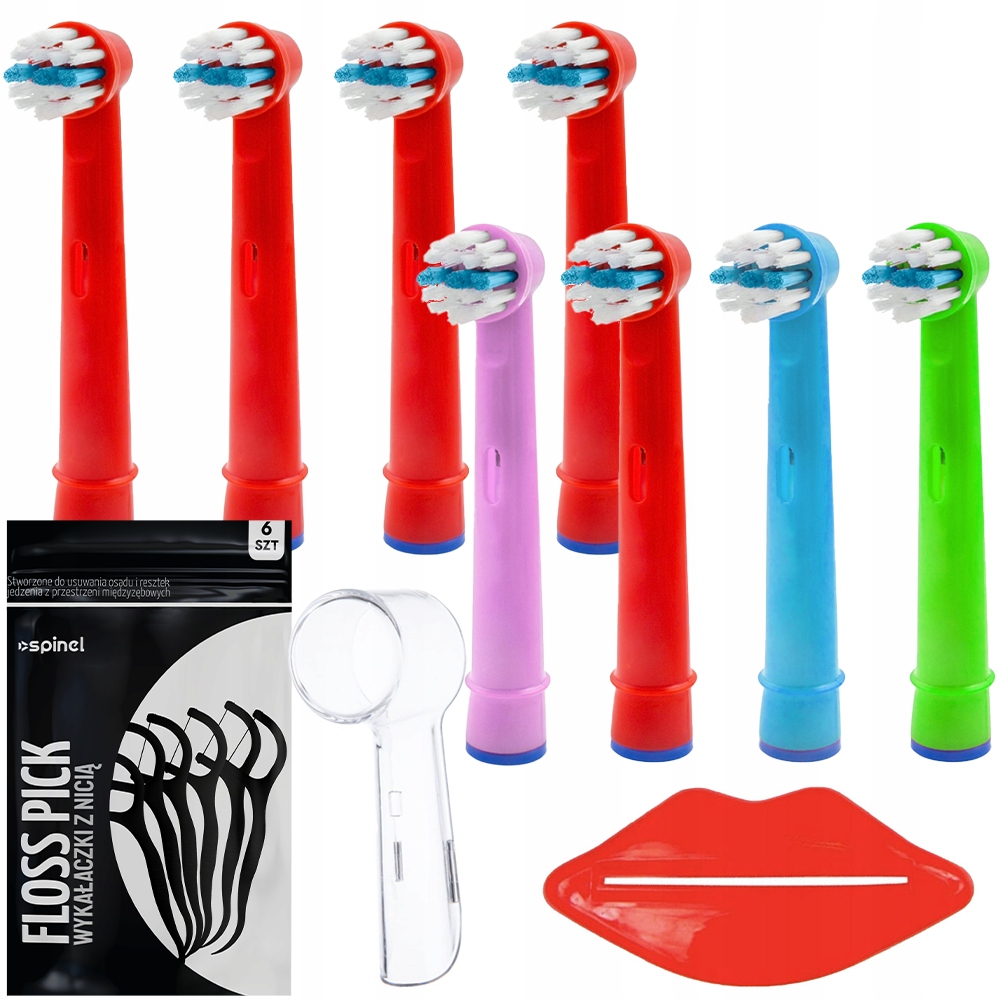 

8x Końcówki Do Szczoteczki Oral-b Kids Dla Dzieci