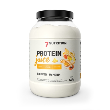 7NUTRITION Protein Juice 1000 g Hovězí Bílkoviny Regenerace Síla Masa Svaly