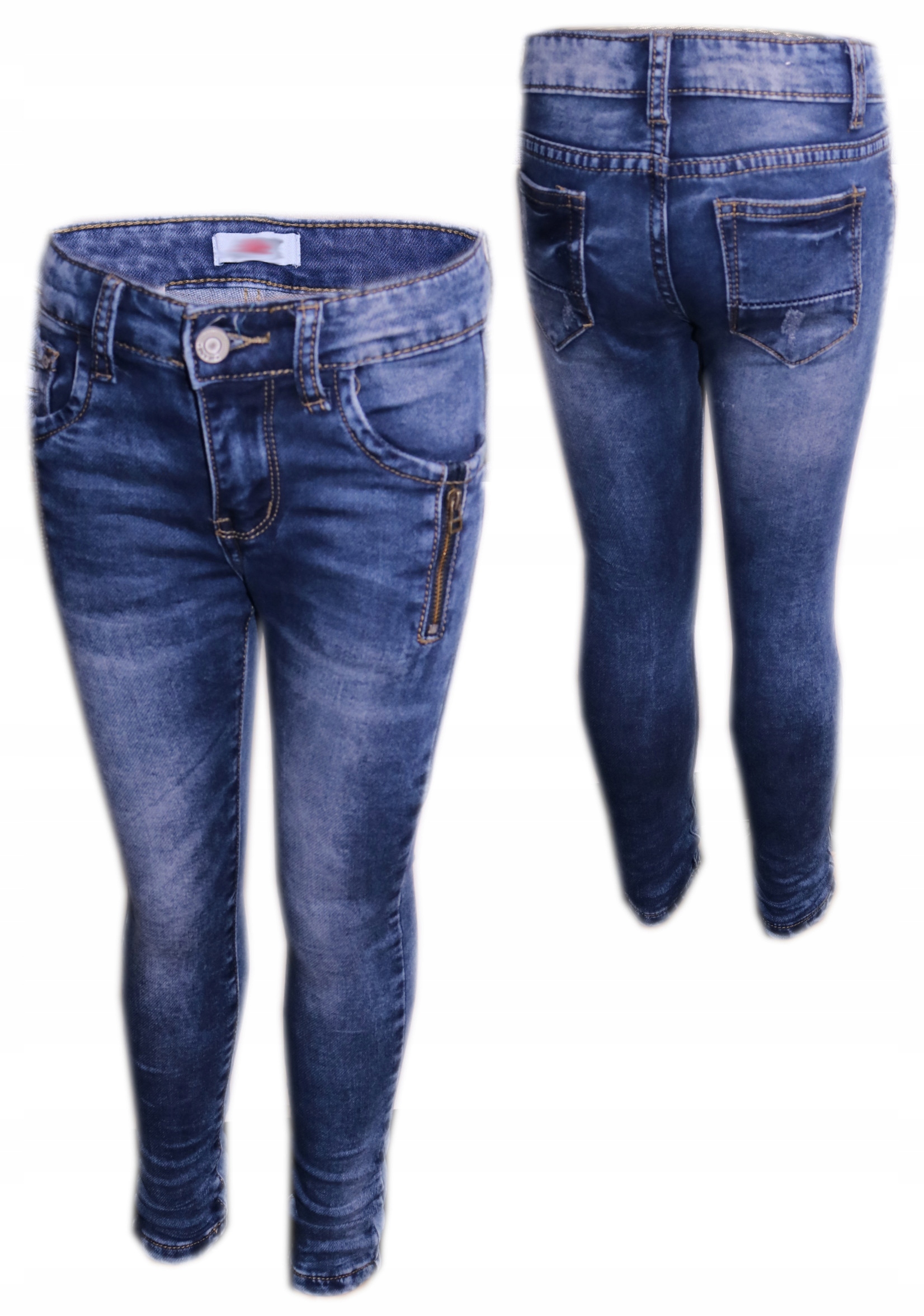 

Spodnie jeansowe dziewczęce jeansy 110-116