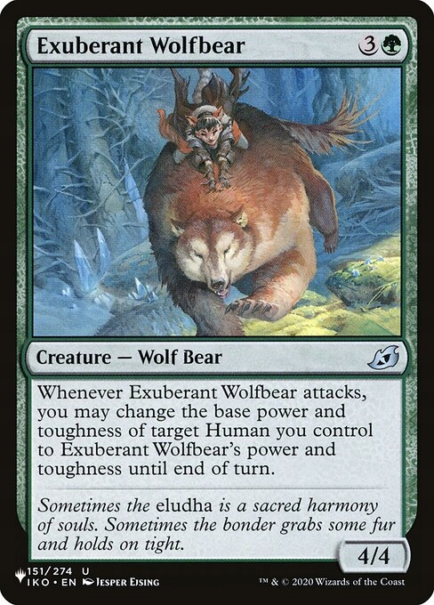MtG: Exuberant Wolfbear (IST)