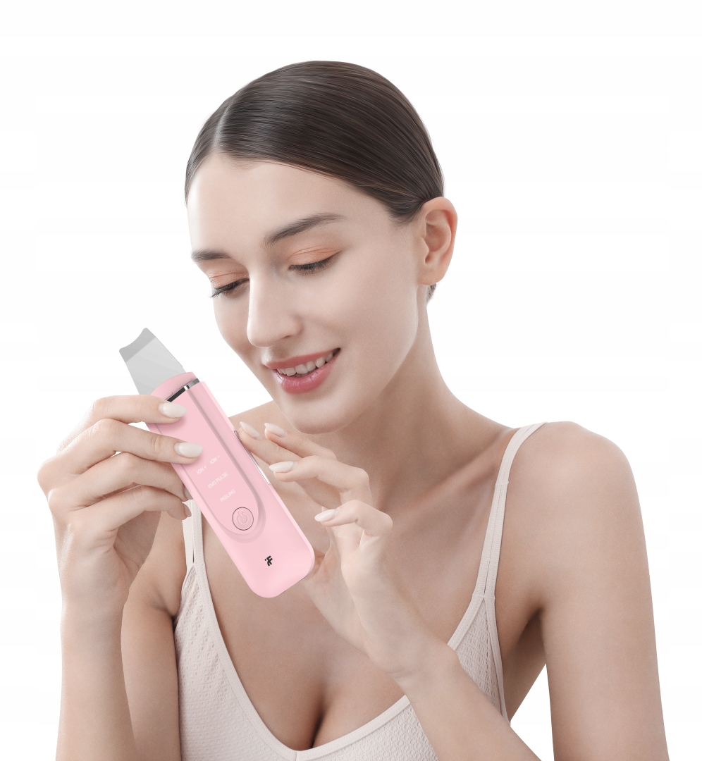 PEELING KAWITACYJNY BEZPRZEWODOWY JONOFOREZA SONOFOREZA PILING TWARZY EMS Zasilanie akumulatorowe