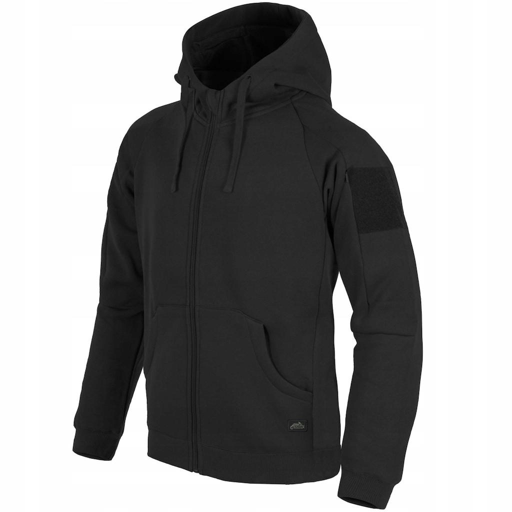 Rozepínací mikina s kapucí Helikon Urban Tactical Hoodie Lite Black L