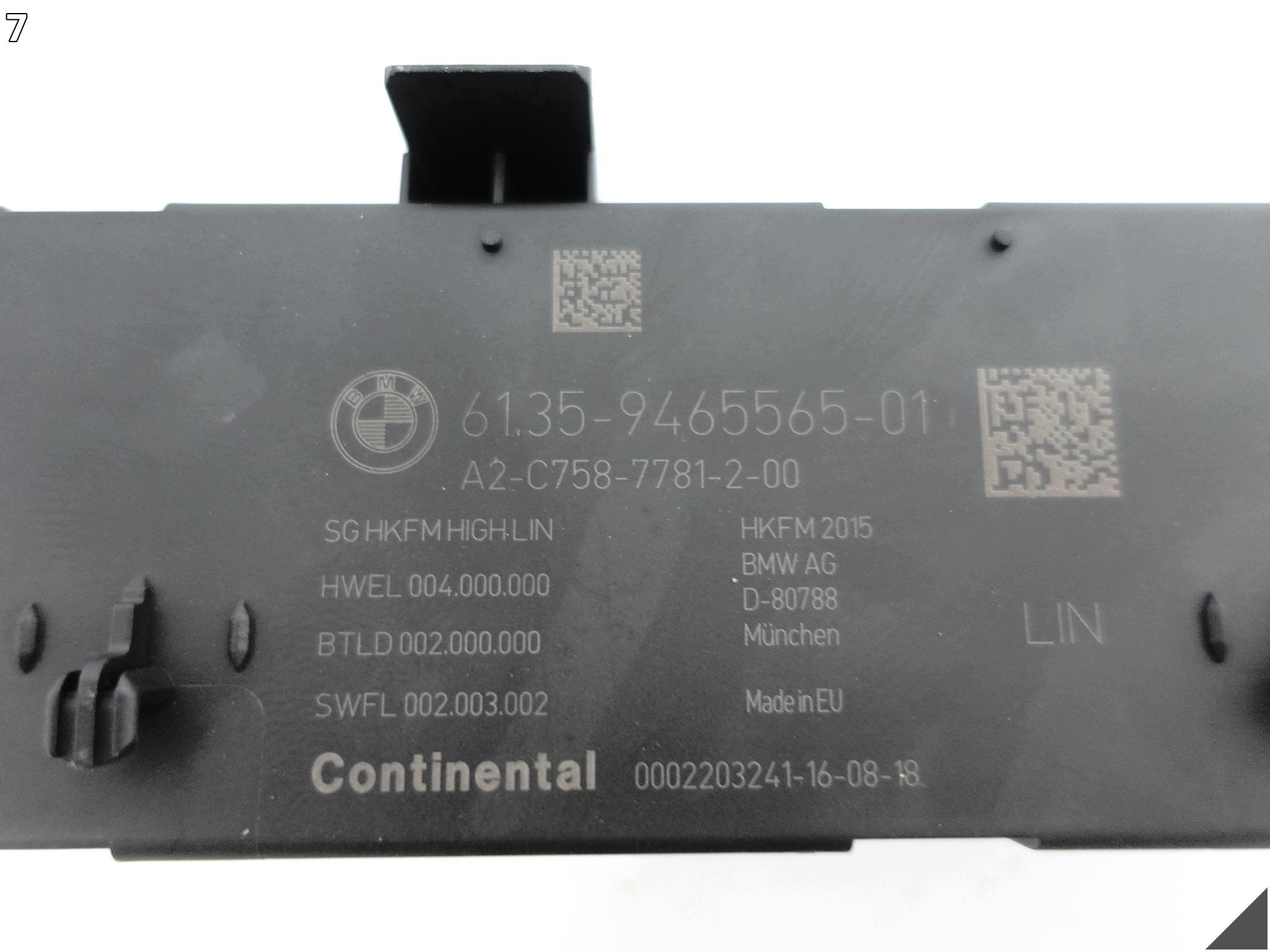 BMW X7 G07 X5 G05 18- control unit module bonnet POKRYWY boot rear part original
