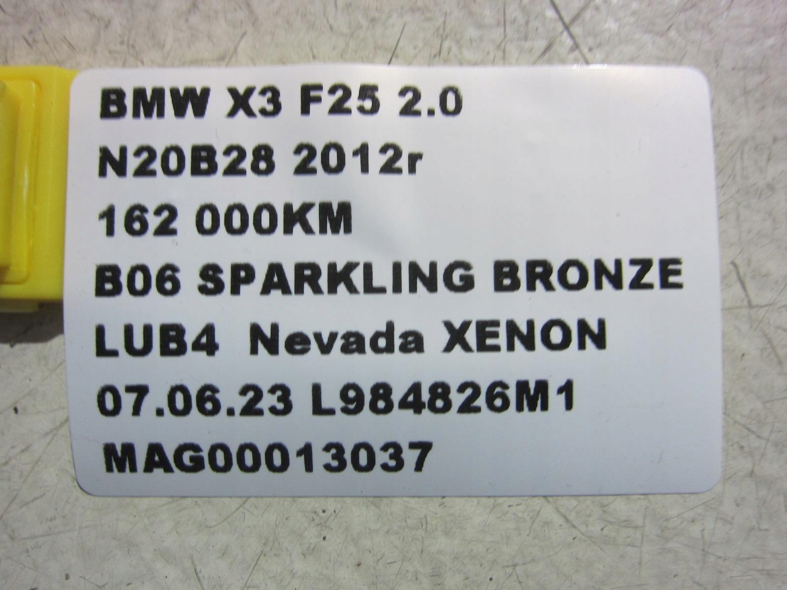 BMW X3 F25 2.0 X4 semi-axis rear left 33207598037