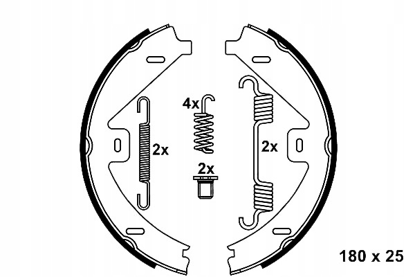 Brzdové Čelisti Ate 54203620 986487752 S50525 30