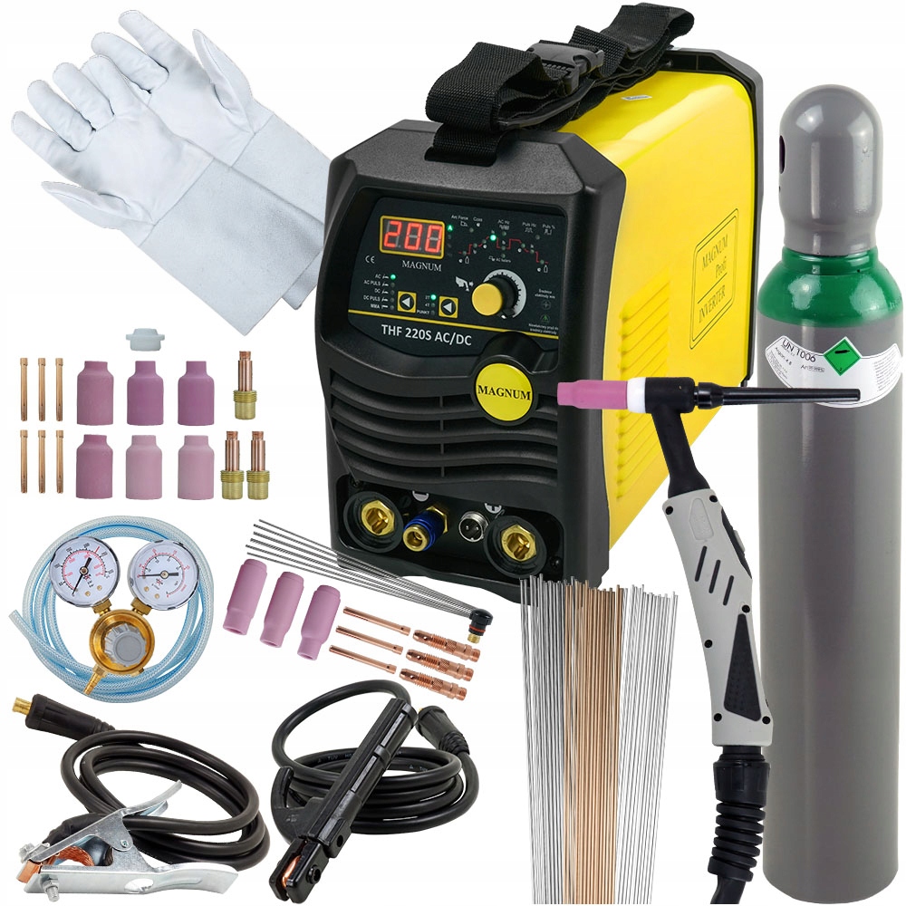 Spawarka Magnum TIG THF 220 AC/DC aluminium 200A