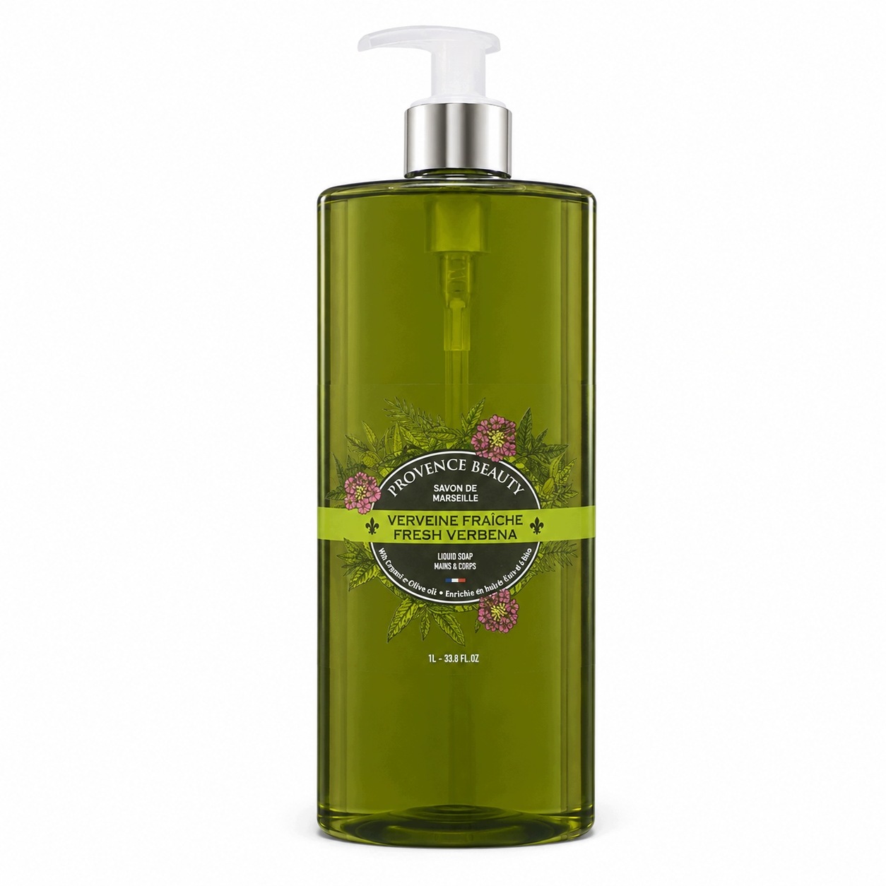 Provence Beauty Fresh Verbena mydło marsylskie w płynie 1 l Francja