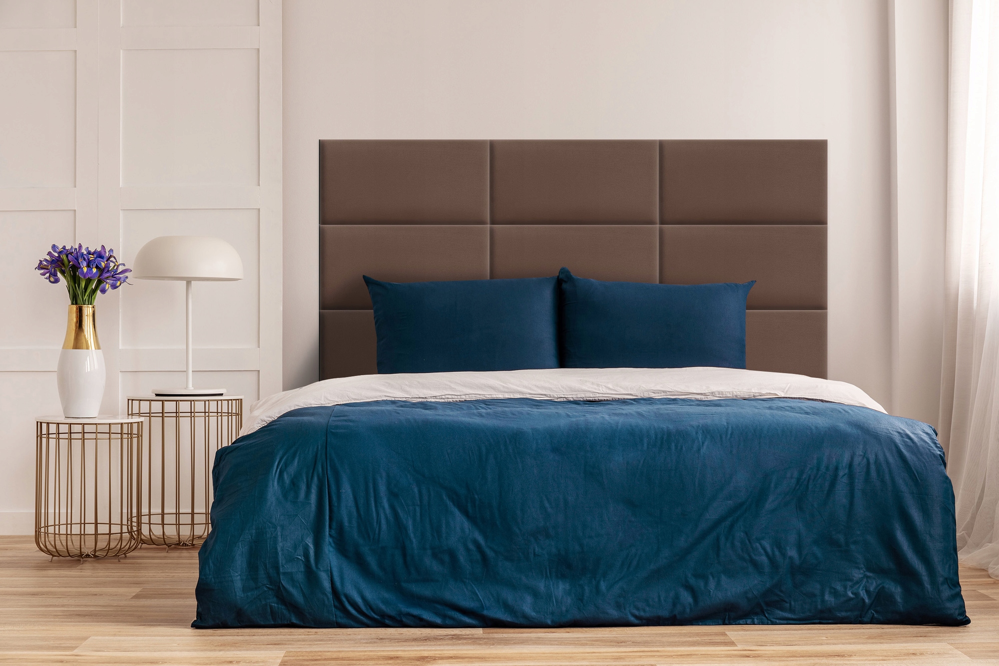 Panele Tapicerowane Brązowy 40x30 odporny na UV panel ścienny tapicerowany Kod producenta PT-40-30-T02