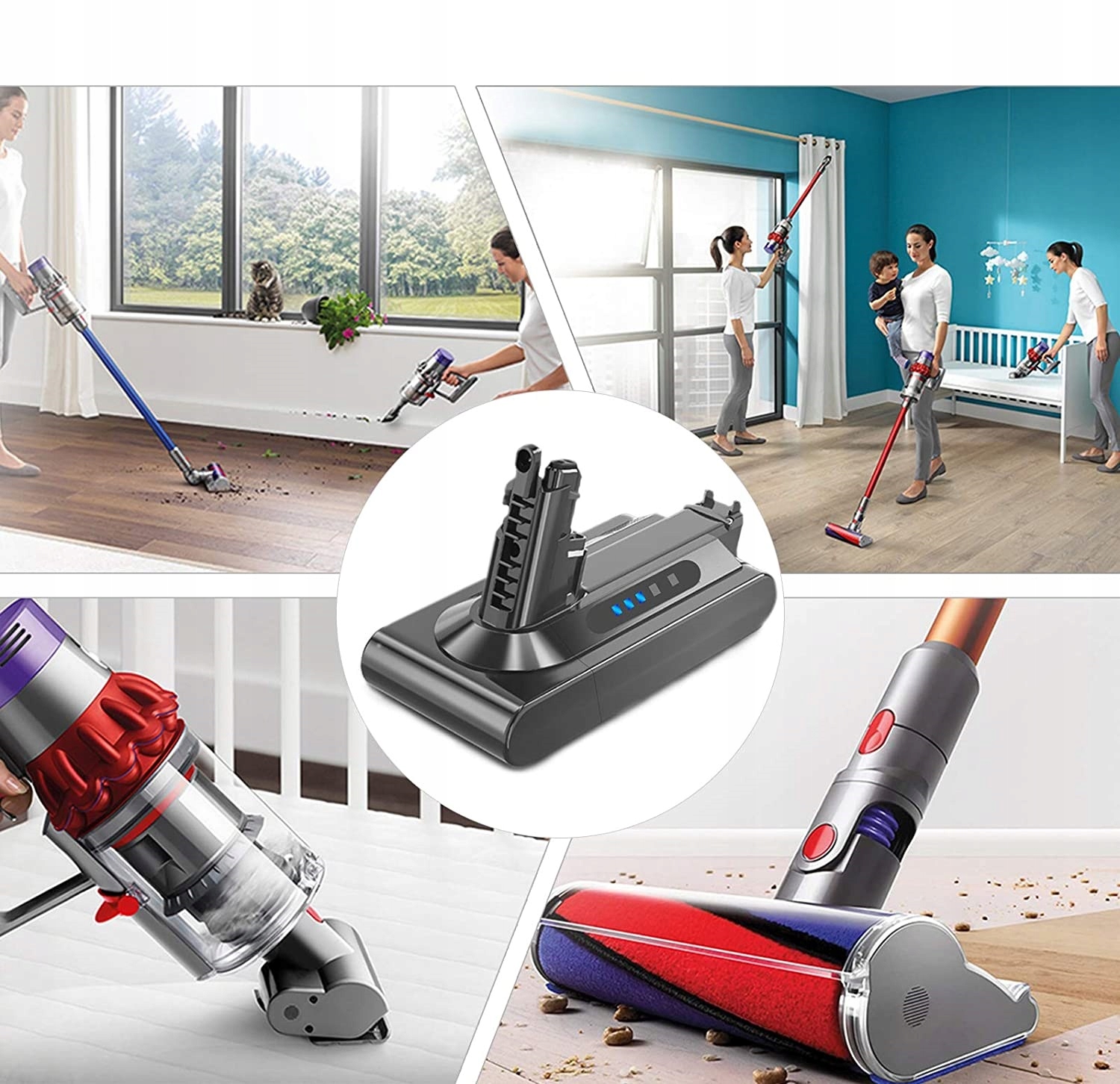 Bateria do Dyson V10 Cyclone Absolute Animal 25,2V Model CS-DYC100VX