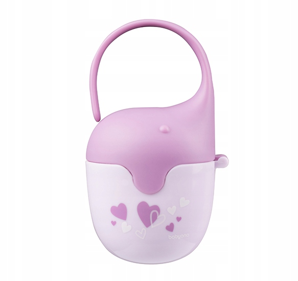BabyOno Pojemnik etui na smoczek słonik fiolet Marka Babyono
