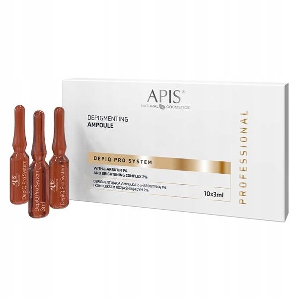 APIS_Depiq Pro System depigmentační ampule s A-Arbutinem 1% a komplexem R