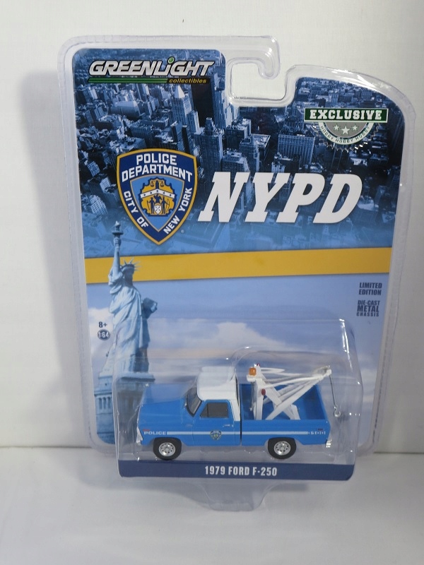Greenlight 1:64 Ford F-250 Tow Hook 1979 Nypd