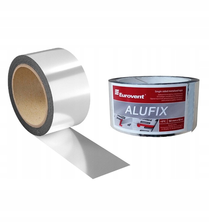 TAŚMA ALUMINIOWA DO KLEJENIA ŁĄCZENIA FOLII PAROIZOLACYJNEJ NAPRAWCZA 75mm