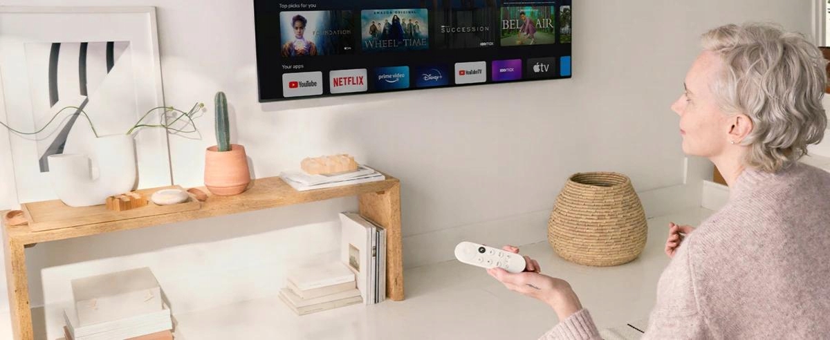 ODTWARZACZ MULTIMEDIALNY Google Chromecast 4.0 FHD Smart TV WiFi HDMI Certyfikat CE