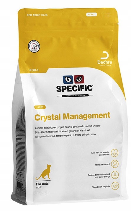 Levně Specific Cat Fcd-l Crystal Management krmivo proti struvitům pro kočky 2 kg