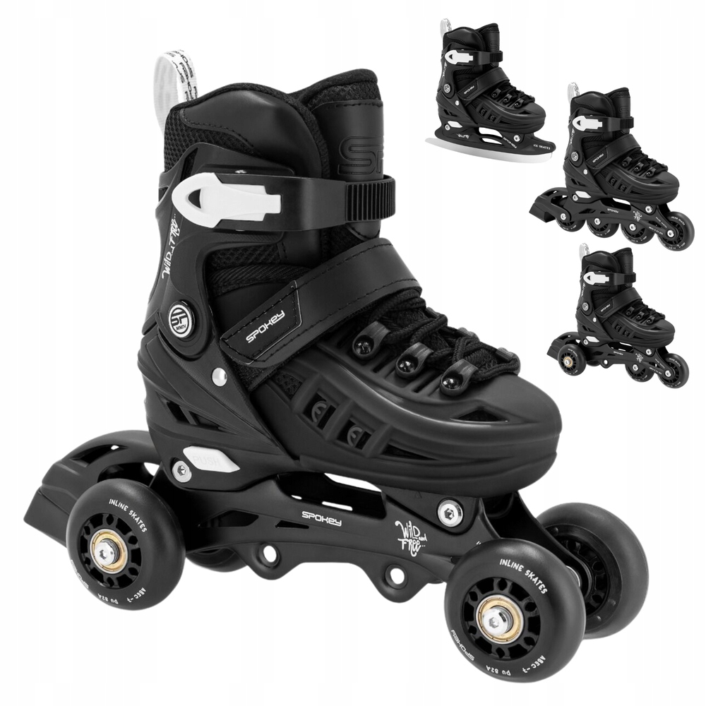 Brusle 2v1 4v1 Kolečkové Brusle Rekreační kolečkové brusle Brusle Na Led Nastavitelné Dětské Spokey