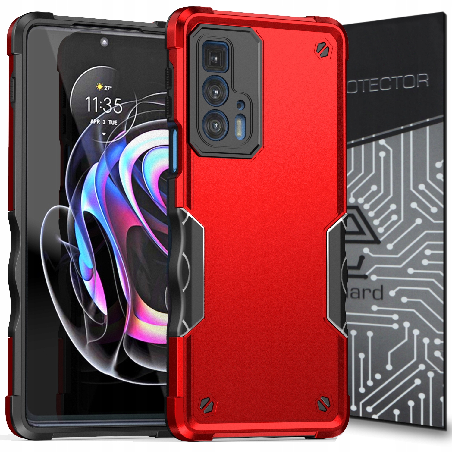 

Case Etui Pancerne+szkło do Motorola Edge 20 Pro
