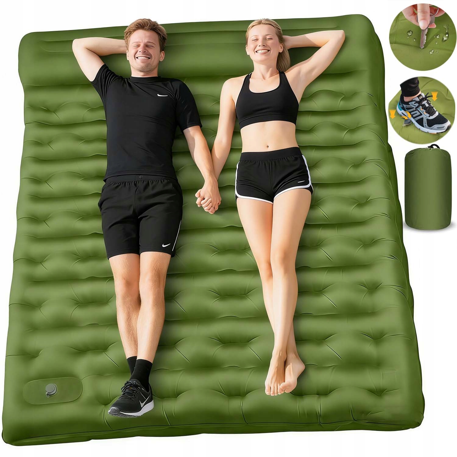 Samonafukovací Turistická Kempingová Podložka Pod Stan 190*140 CM Ultralehká