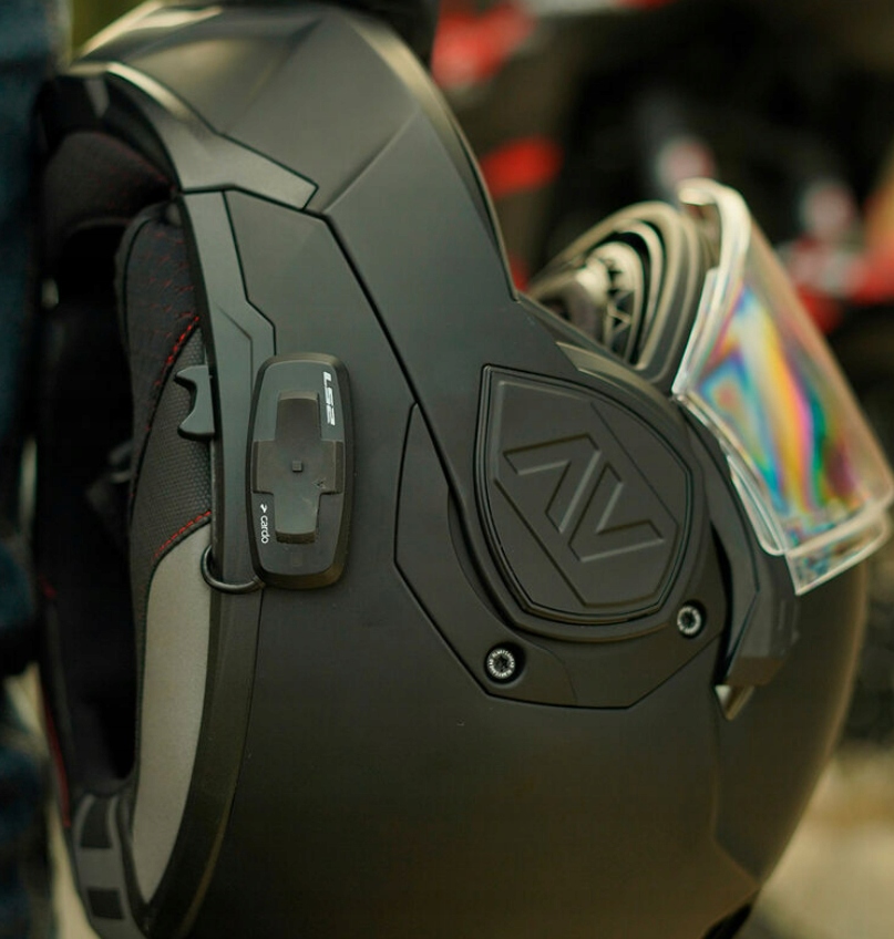 INTERKOM LS2 4X By Cardo MOTOCYKLOWY KASK LS2 FF901 ADVANT X 1200 metrów Model LS2 4X