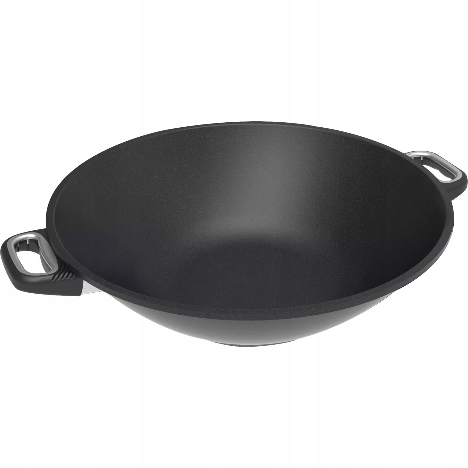 Liatinová panvica wok Amt Gastroguss 36 cm, vhodná na indukciu