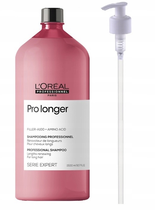 LOREAL SZAMPON PRO LONGER Pogrubia 1500 + POMPKA