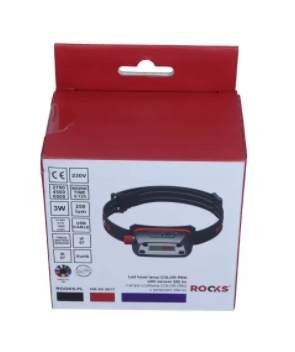 ROOKS LAMPKA CZOŁOWA CZOŁÓWKA LED 250 LM SENSOR EAN (GTIN) 5903364345976