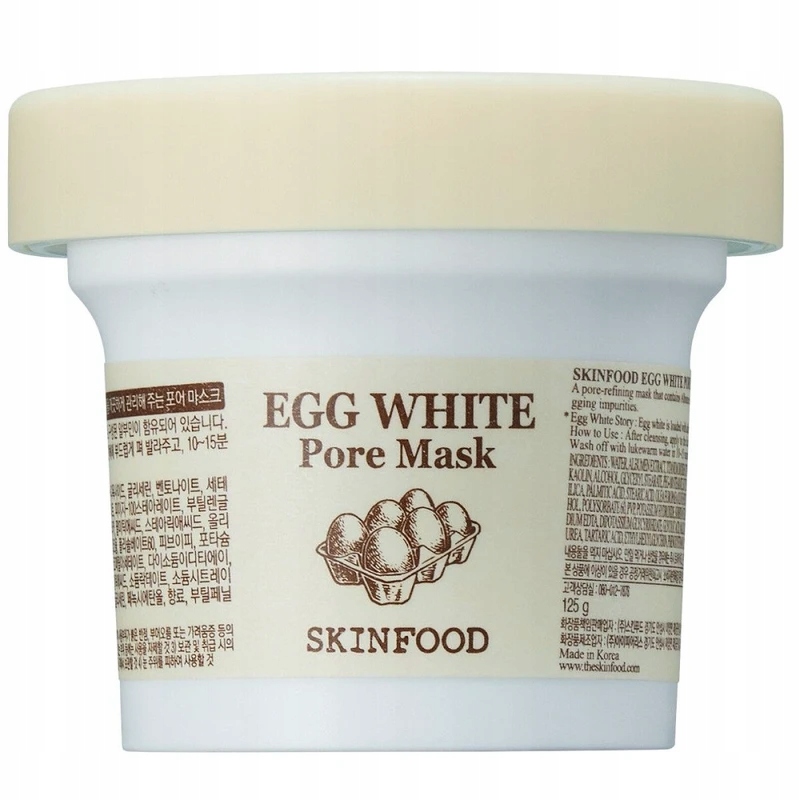 SKINFOOD Egg White Pore Mask hĺbkovo čistiaca maska na boj proti