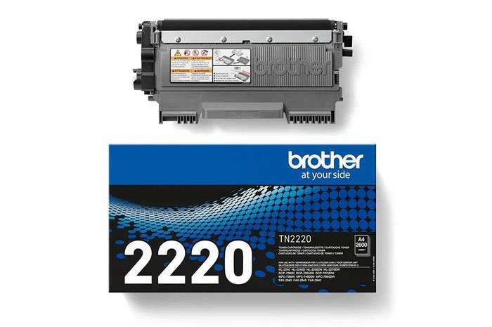 Originálny čierny toner Brother TN2220, TN-2220