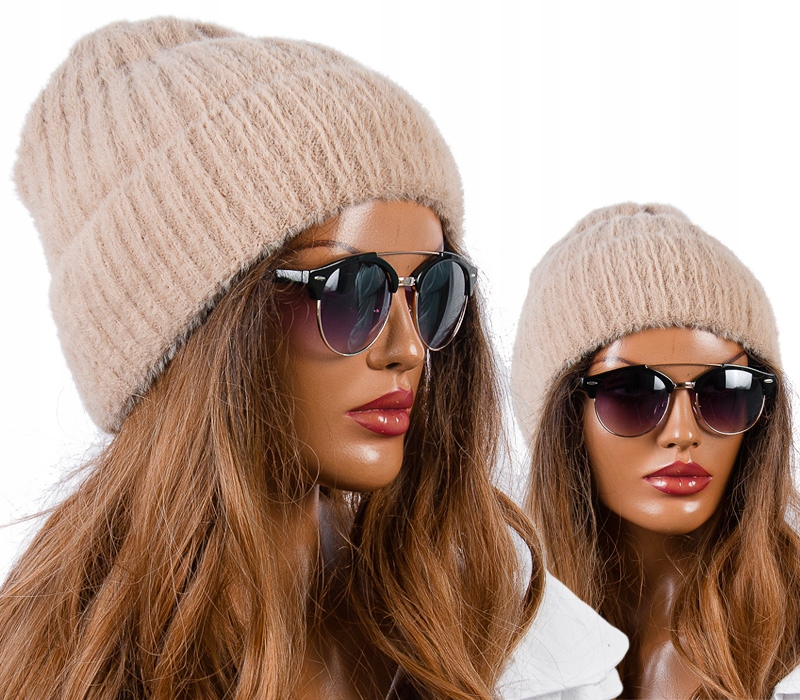 

Ombre Piękna Czapka Damska Beanie Smerfetka Kolory