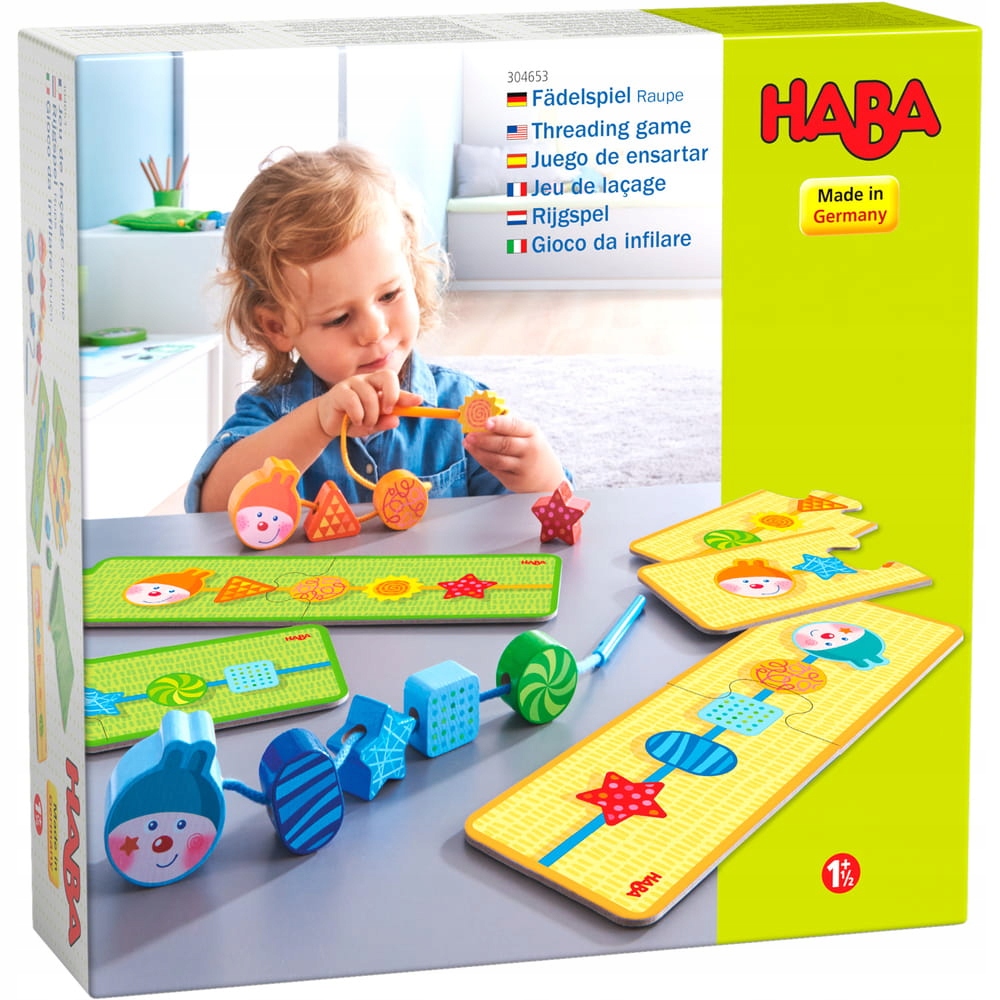 

Nawlekanka z grą Gąsienica Haba