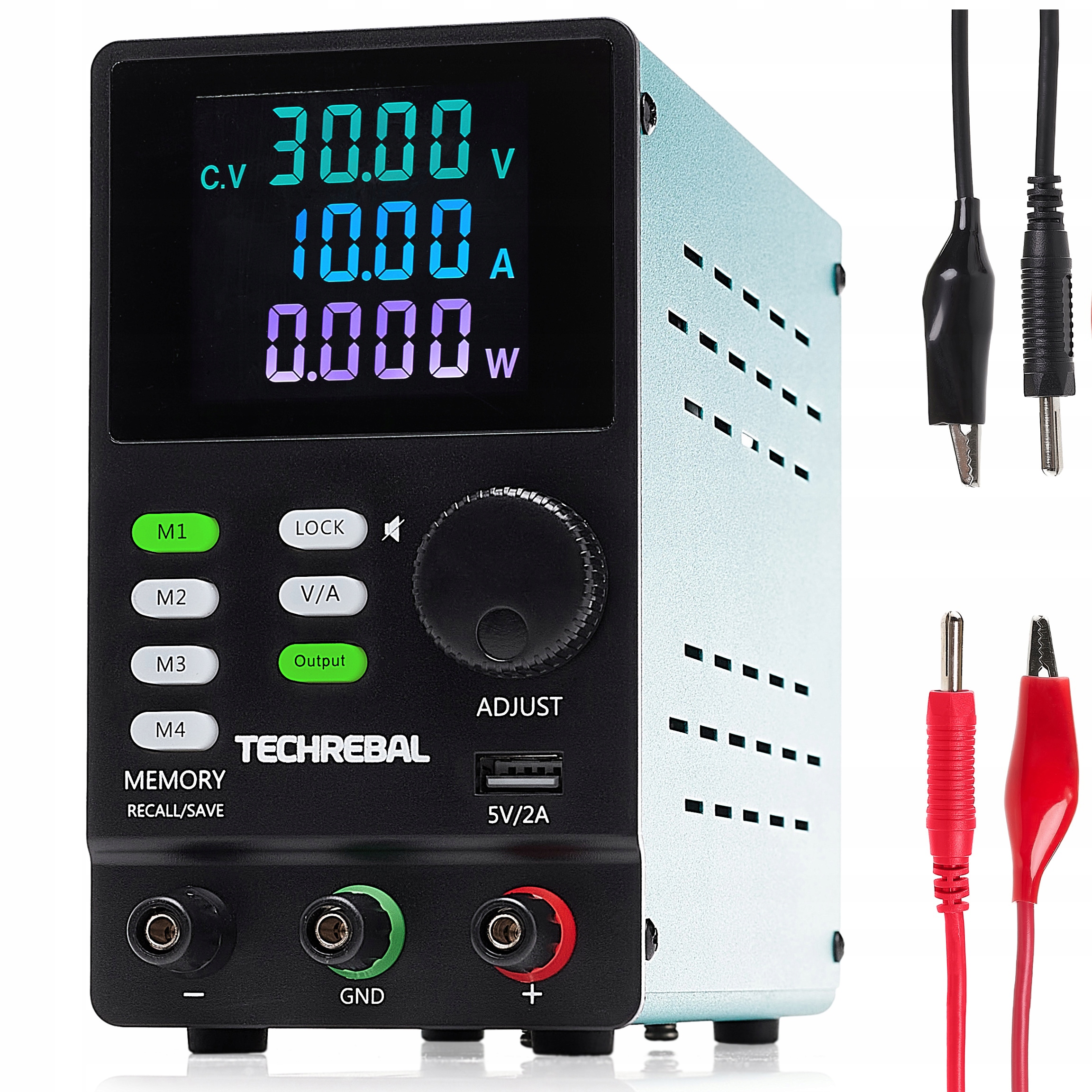 Laboratorní Napájecí Zdroj Techrebal SPPS-3010D 30V 10A Usb Přesná Paměť