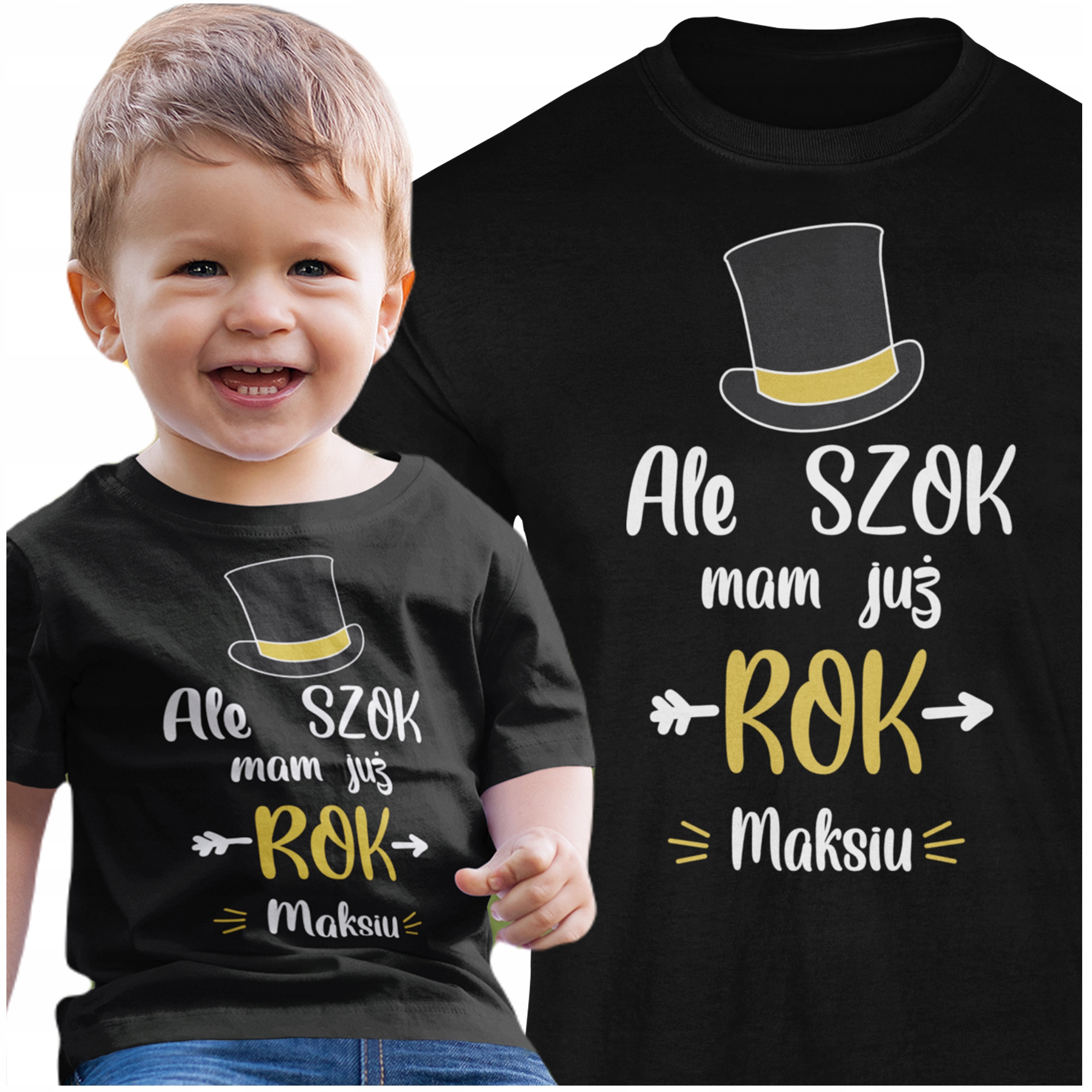 

Mała Koszulka Dziecko Ale Szok Mam Już Rok Prezent