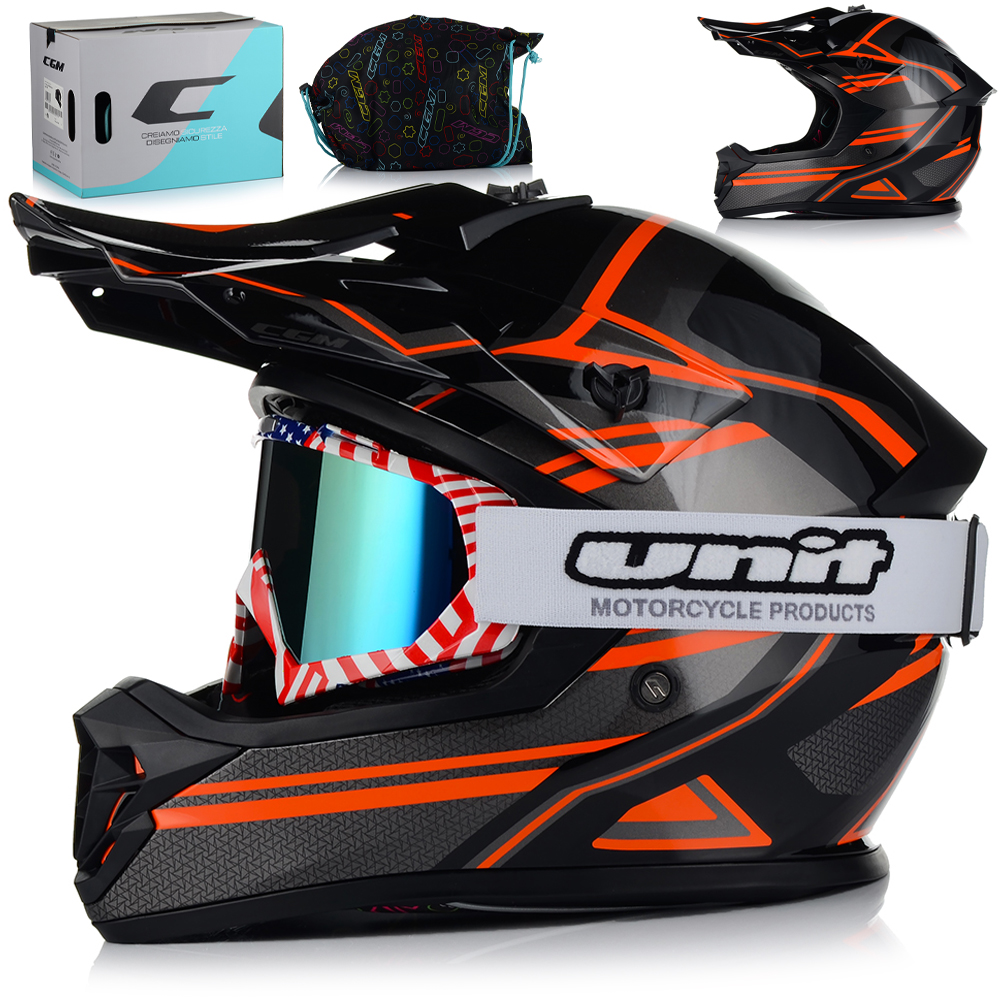 Motocyklová Prilba Cgm 267G Dirt Junior Cross Štvorkolka Atv Pre Deti Malý Ľahký