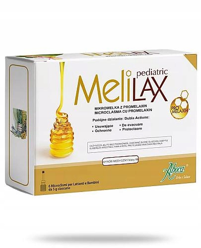 

Melilax Pediatric mikrowlewka dla dzieci 6 sztuk