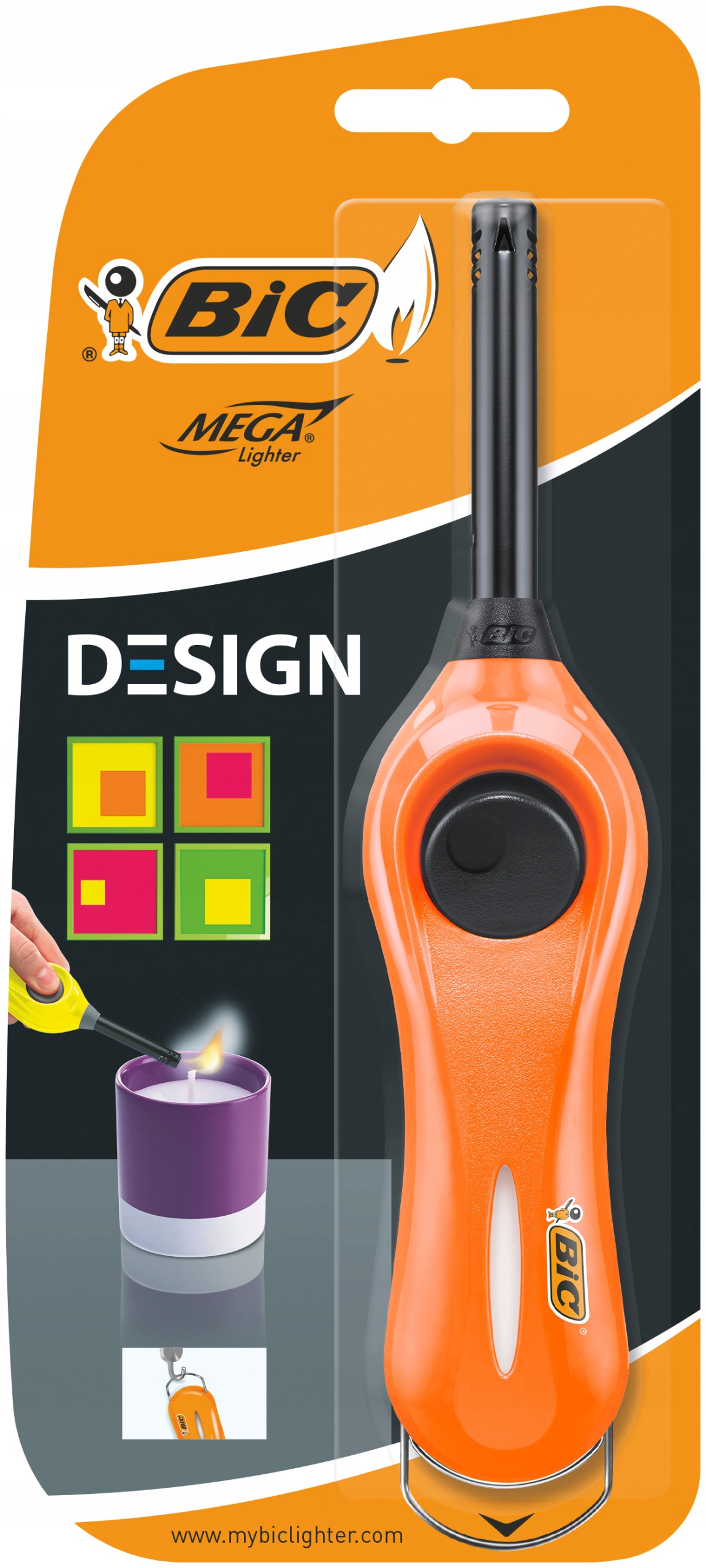 

Zapalarka Bic U140 megalighter fluo blister