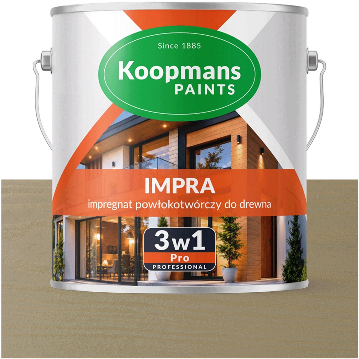 Koopmans Impra 3v1 Pro Lazura na dřevo fasády 142 Polna Šalvěj 2,5L