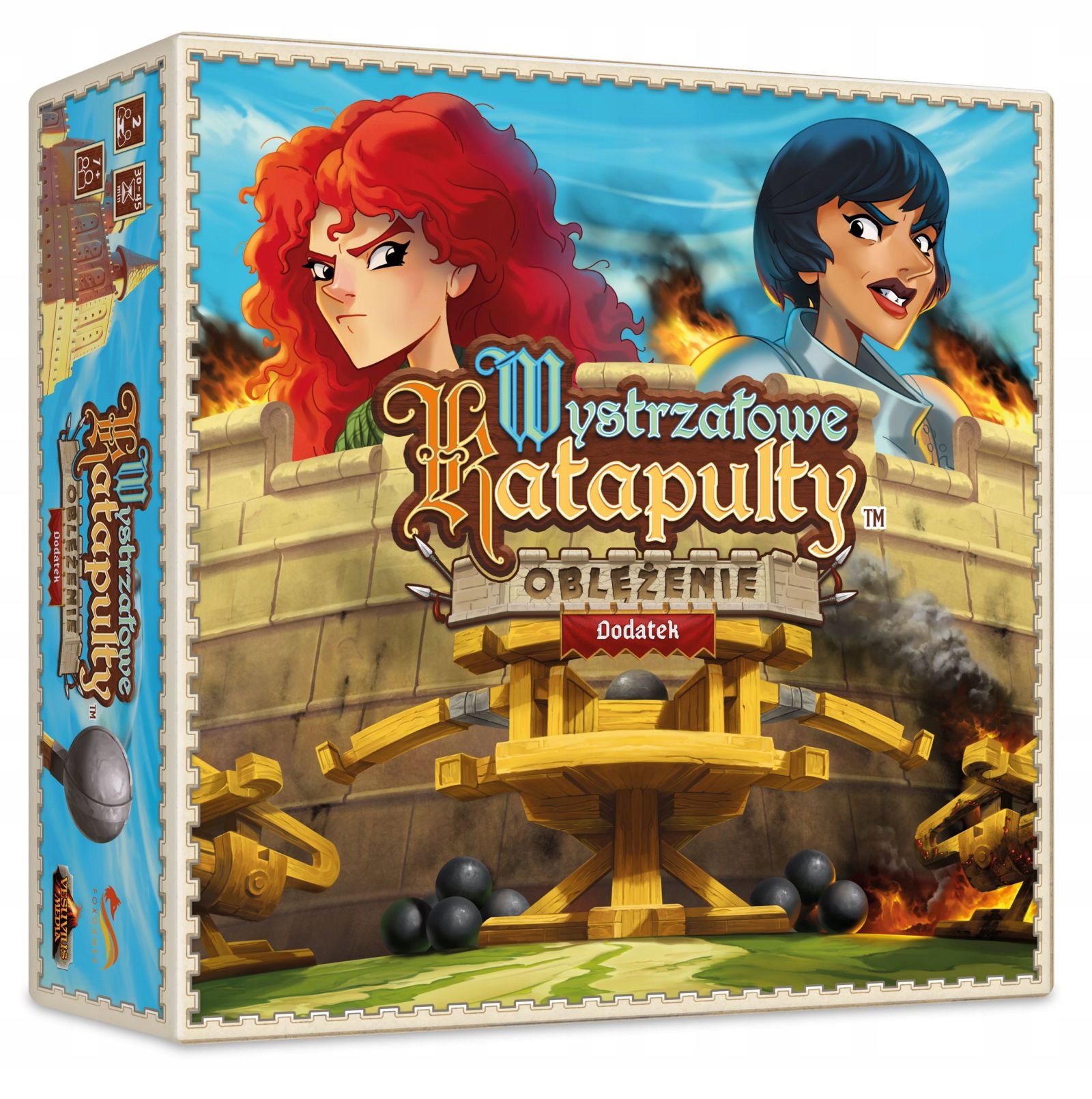 Gra Planszowa Wystrzałowe Katapulty: Oblężenie Foxgames