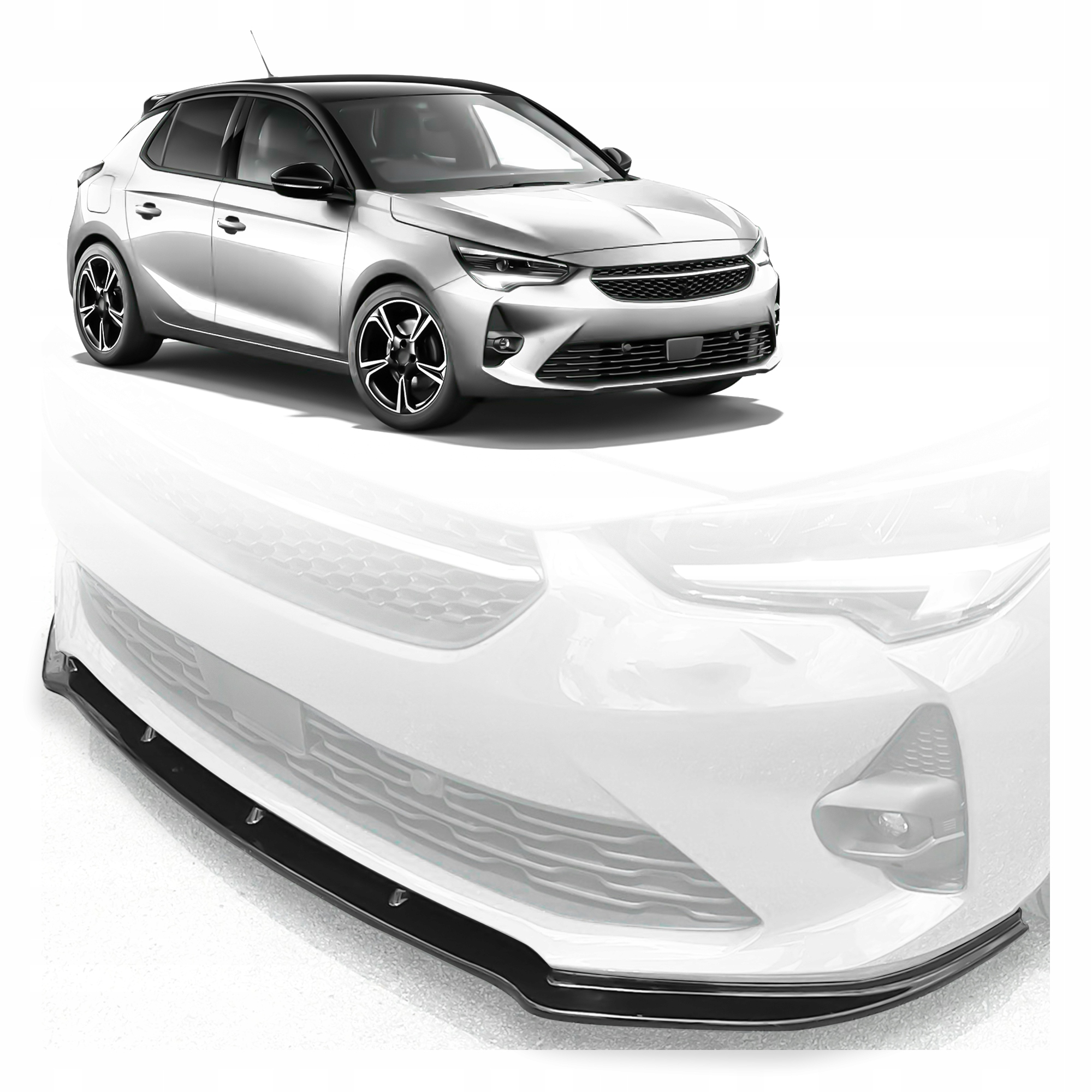 Kryt předního nárazníku difuzér pro Opel Corsa F 2019-2023 Hatchback