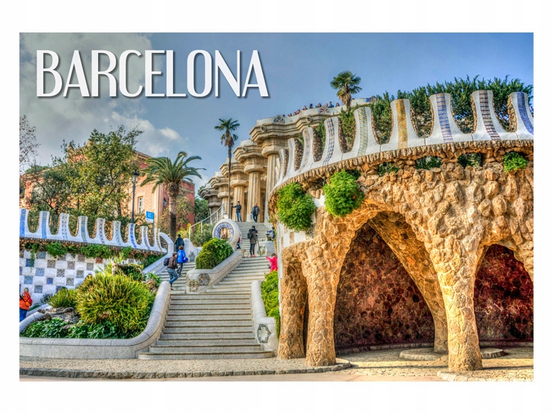 

Barcelona Park Güell Magnes na lodówkę