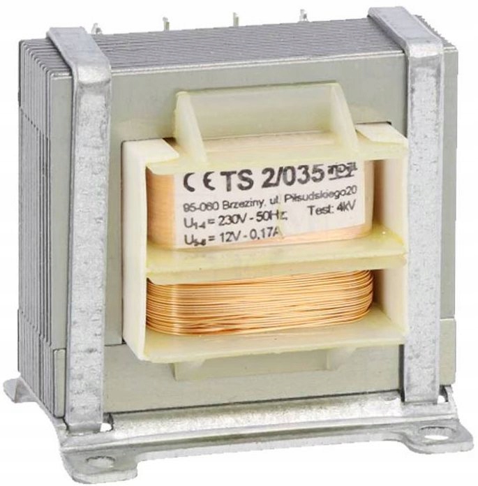 Transformator 2VA, 230Vac (12V) 0.17A, Indel