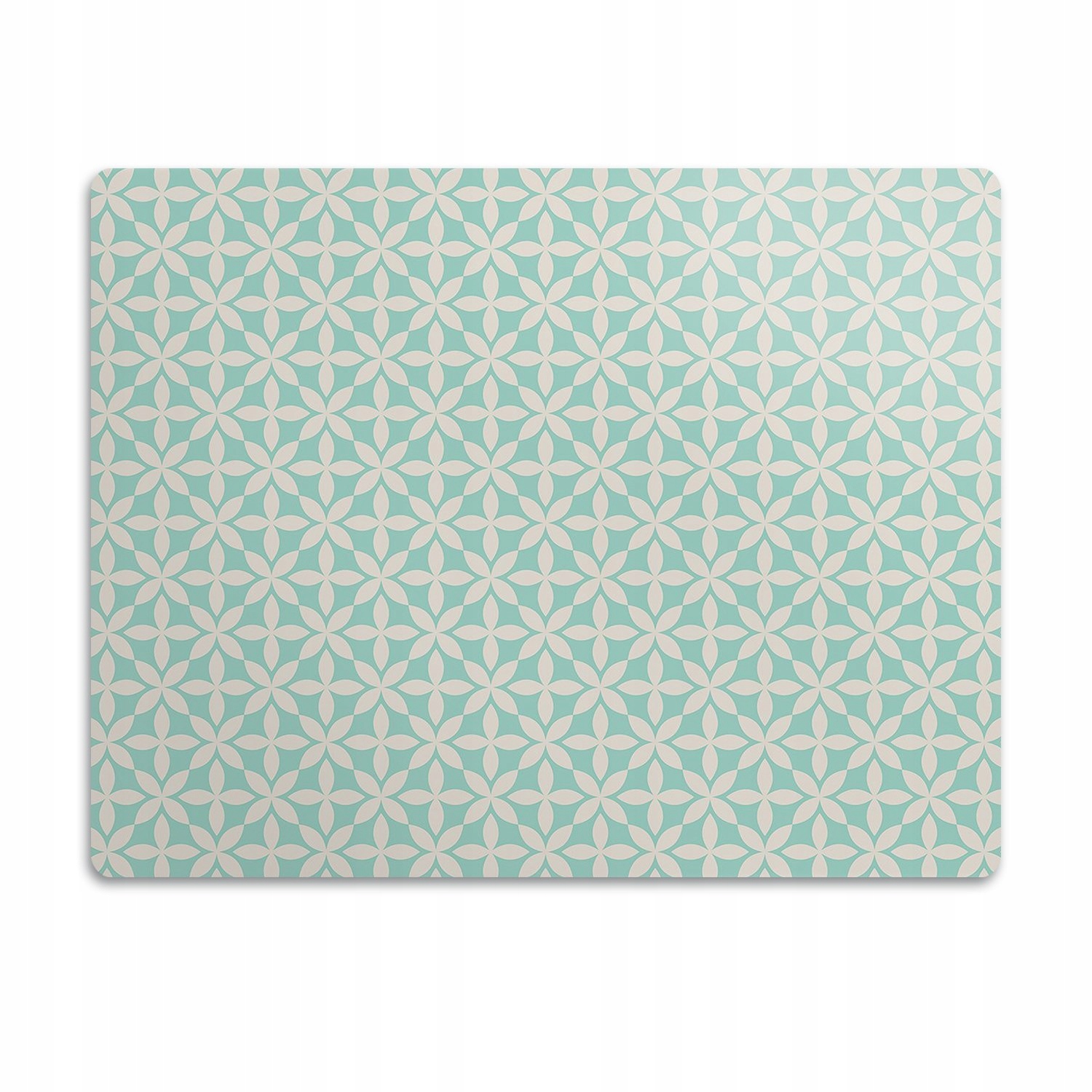 Levně Podložka pod misku pro psa Bílo-modrá vzor 90x60