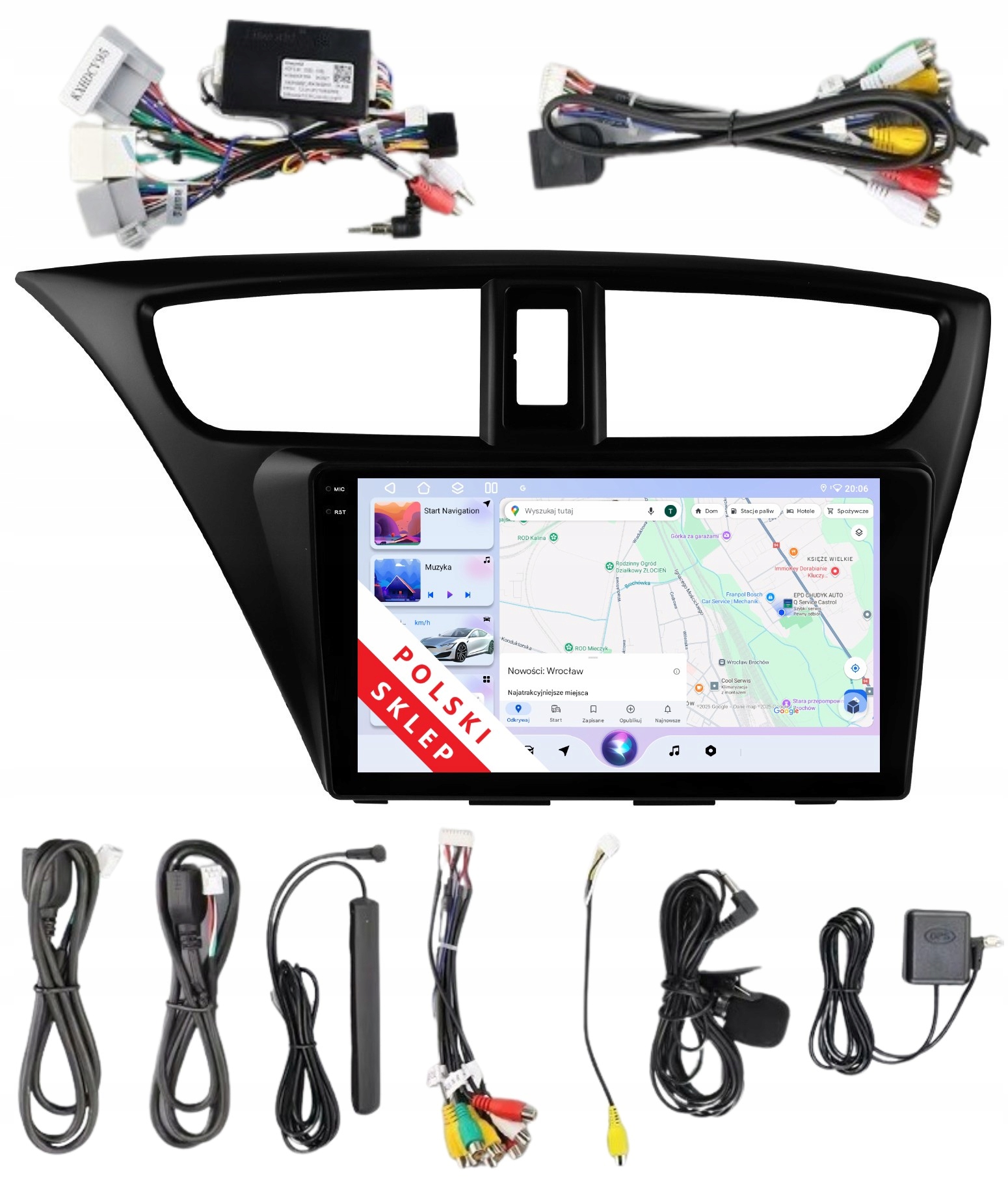 Navigácia Rádio 2DIN Android Honda CIVIC IX 9 6/128 Gb Dsp Carplay Lte